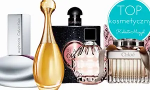 Kolekcja najbardziej zmysłowych perfum damskich: Calvin Klein Euphoria, Dior J'adore, Yves Saint Laurent Black Opium, Jimmy Choo i Chloé.