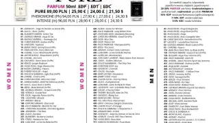 Lista perfum, gdzie każdy zapach to historia. Znajdź swój ulubiony, jak u dobrego novellista.