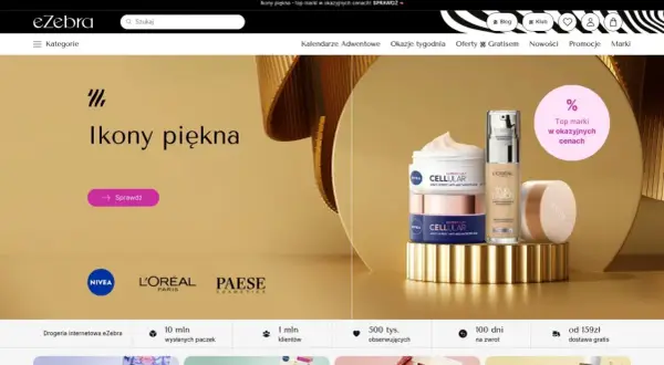 Ikony piękna: top marki makijażowe Nivea, L'Oréal, Paese w okazyjnych cenach. Sprawdź promocje!